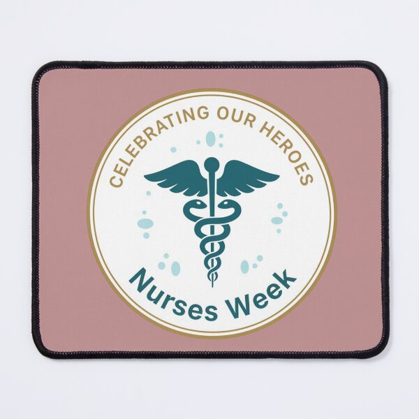 Item preview, Nurses Week: Celebrating Our Healthcare Heroes Caduceus Emblem designed and sold by InkWeaveShop.