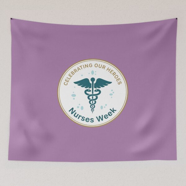 Item preview, Nurses Week: Celebrating Our Healthcare Heroes Caduceus Emblem designed and sold by InkWeaveShop.