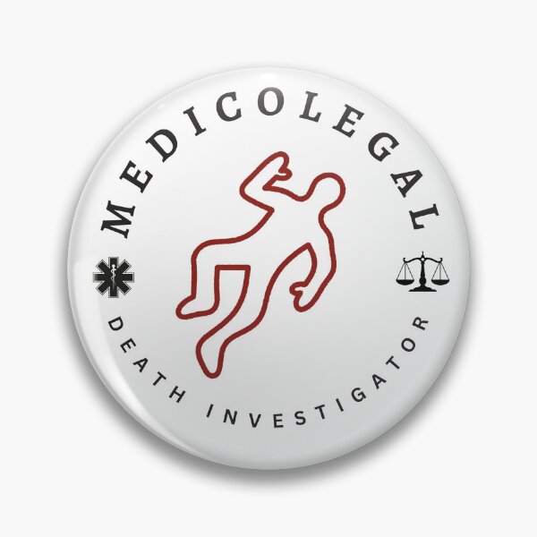 Item preview, Medicolegal Death Investigator - Body Outline  designed and sold by TheMackieShop.