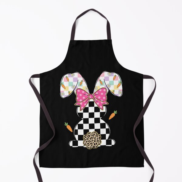 Item preview, Girls Buffalo Plaid Easter Bunny Bow designed and sold by KroghDs.