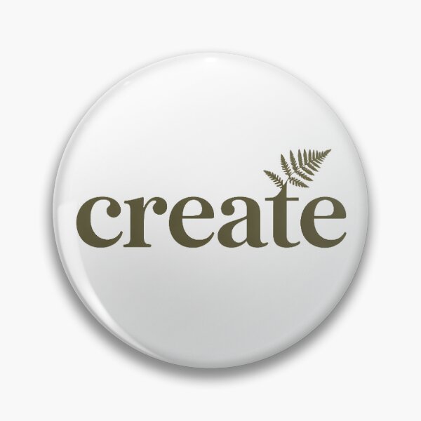 Item preview, Create – Minimal Botanical Typography with Fern Illustration designed and sold by FernWickDesign.
