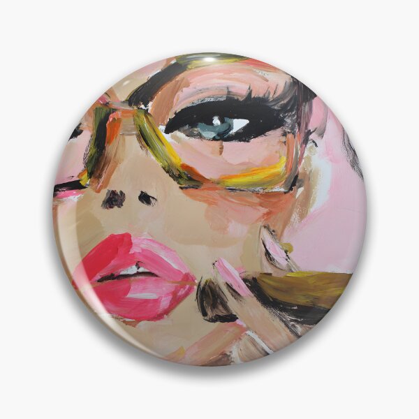 Item preview, Step into Bold Style with a Vibrant Woman in Oversized Glasses Holding a Cigar designed and sold by OlfactoART Studio.