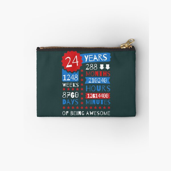 Item preview, 24 Years Of Being Awesome - Splendid 24th Birthday Gift Ideas designed and sold by MemWear.