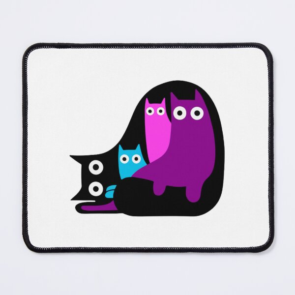 Item preview, Many Colorful Cats designed and sold by kyokyyosei.