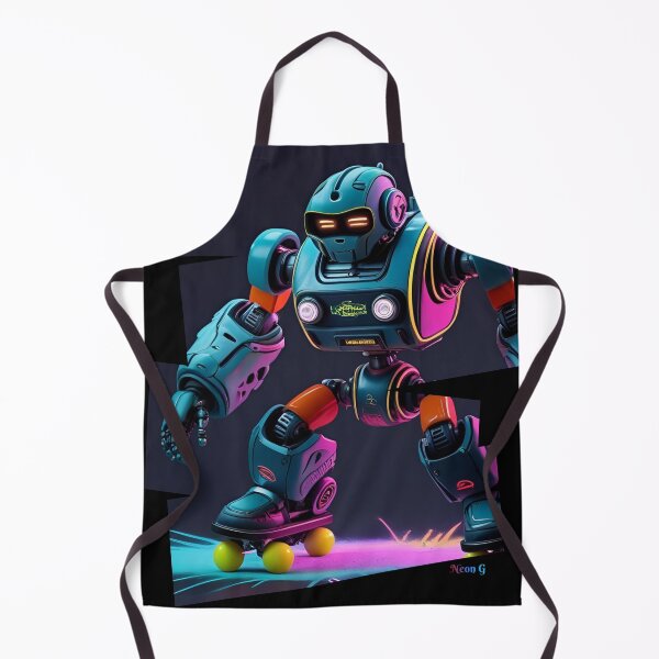 Item preview, Skater robot with neon spray 5 designed and sold by Neon G.
