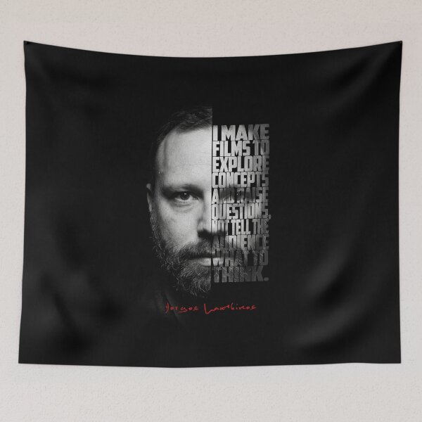 Item preview, Yorgos Lanthimos Split Face Quote Poster designed and sold by Enea Kelo.