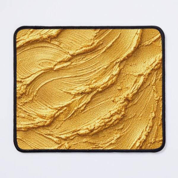 Item preview, Luxury Golden Metallic Texture - Radiant Gold Brushstrokes designed and sold by Urban-InkStudio.