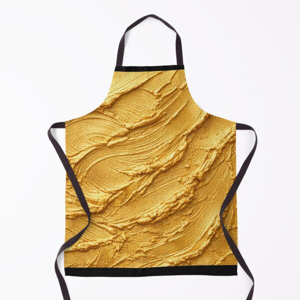 Item preview, Luxury Golden Metallic Texture - Radiant Gold Brushstrokes designed and sold by Urban-InkStudio.