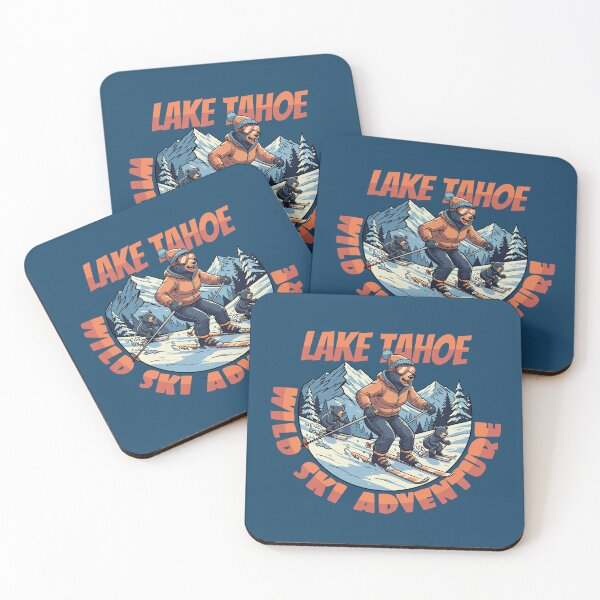 Item preview, Lake Tahoe Wild Ski Adventure – Mama Bear and Cubs Hit the Slopes designed and sold by CARPIO Creations.