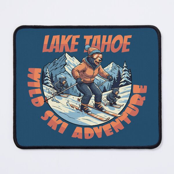 Item preview, Lake Tahoe Wild Ski Adventure – Mama Bear and Cubs Hit the Slopes designed and sold by CARPIO Creations.