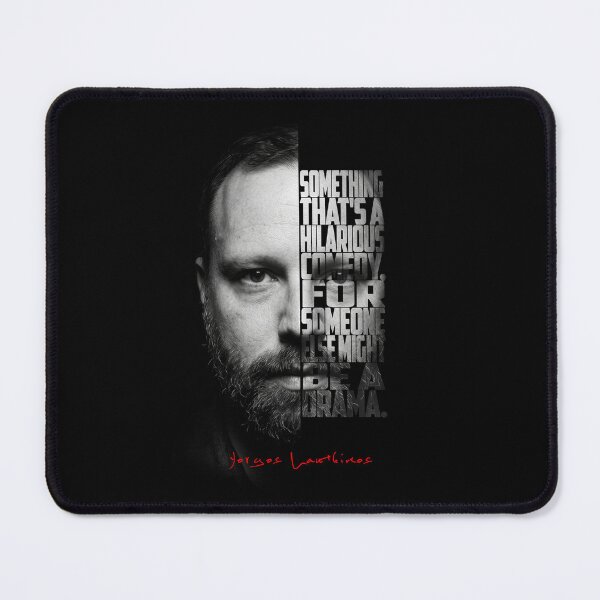 Item preview, Yorgos Lanthimos Split Face Quote Poster designed and sold by Enea Kelo.