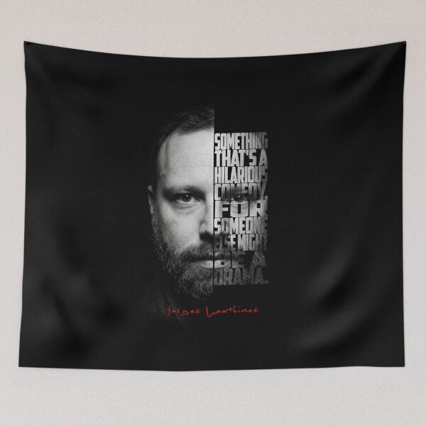 Item preview, Yorgos Lanthimos Split Face Quote Poster designed and sold by Enea Kelo.