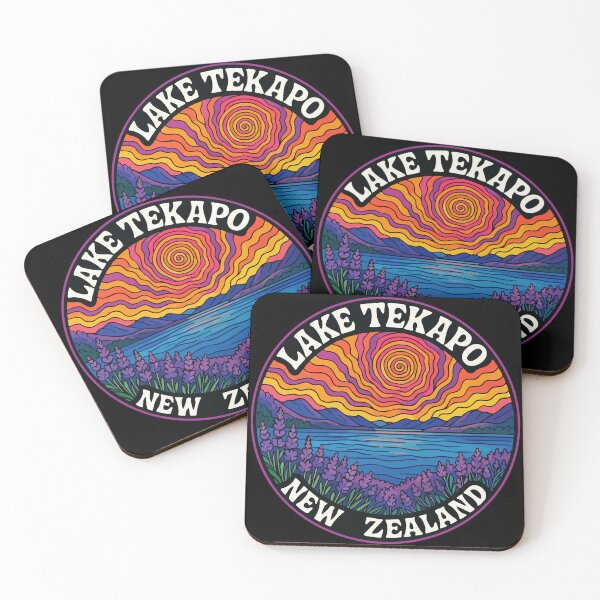 Item preview, Lake Tekapo Trippy Art Travel designed and sold by TomFrontierArt.