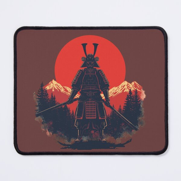 Item preview, Legendary Samurai Warrior Under the Red Sun - Japanese Bushido Art. designed and sold by LunaPrintCo.