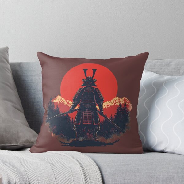 Item preview, Legendary Samurai Warrior Under the Red Sun - Japanese Bushido Art. designed and sold by LunaPrintCo.