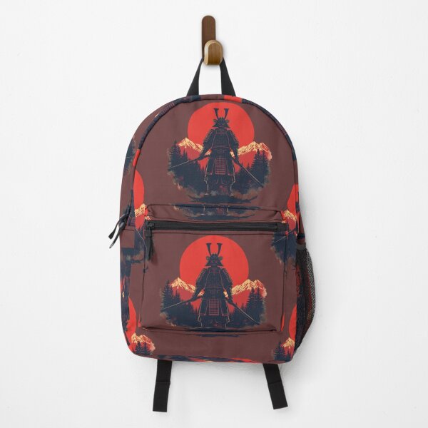 Item preview, Legendary Samurai Warrior Under the Red Sun - Japanese Bushido Art. designed and sold by LunaPrintCo.