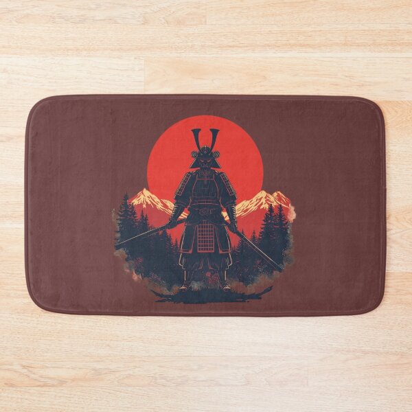 Item preview, Legendary Samurai Warrior Under the Red Sun - Japanese Bushido Art. designed and sold by LunaPrintCo.