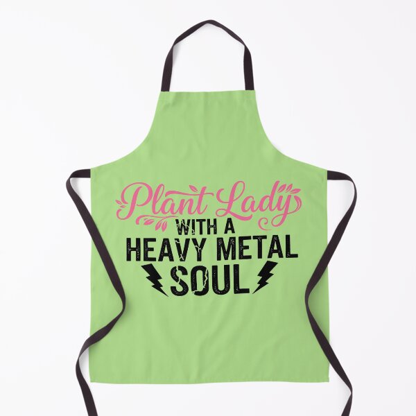 Item preview, Funny Plant Lady Heavy Metal Soul Retro Design designed and sold by GrafTeesLab.