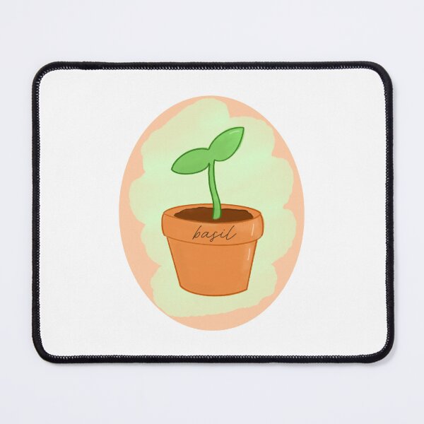 Item preview, Potted Baby Basil Plant designed and sold by GardenersGuide.