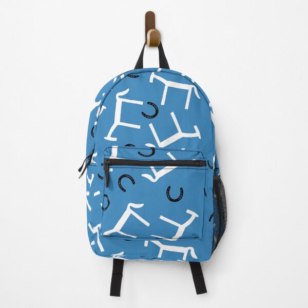 Item preview, Cute horse blue seamless pattern designed and sold by SeamlessDsign.