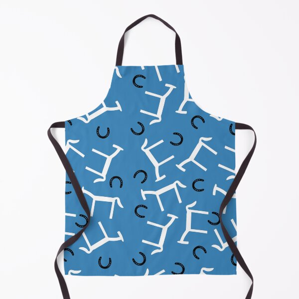 Item preview, Cute horse blue seamless pattern designed and sold by SeamlessDsign.