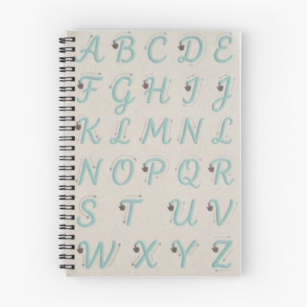Item preview, Trace the Alphabet Uppercase Chart - script  designed and sold by BlackAndBrown.