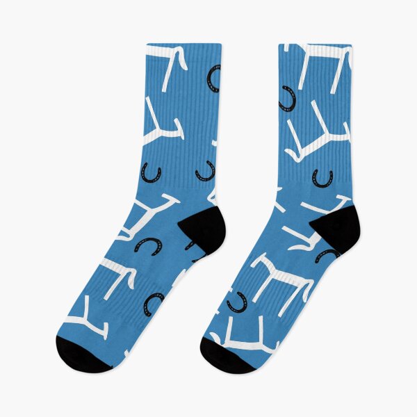 Item preview, Cute horse blue seamless pattern designed and sold by SeamlessDsign.