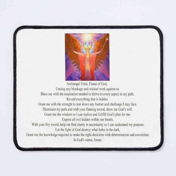 Item preview, St. Uriel Prayer designed and sold by Hugo619.