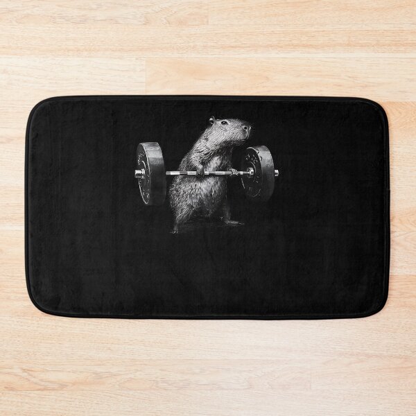 Item preview, Vintage Capybara Gym Workout Fitness Weightlifting Graphic designed and sold by Boutkimaewab.