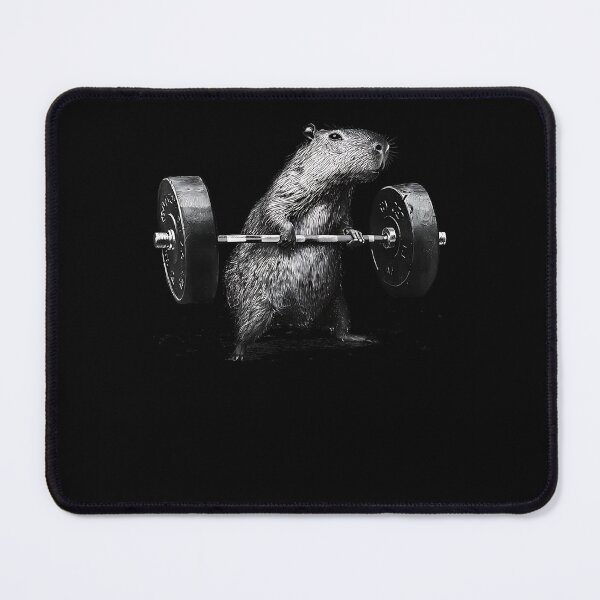 Item preview, Vintage Capybara Gym Workout Fitness Weightlifting Graphic designed and sold by Boutkimaewab.