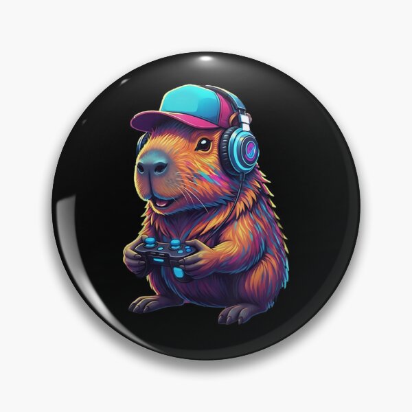 Item preview, Funny Capybara Gamer Gaming Video Games Capybara designed and sold by Boutkimaewab.