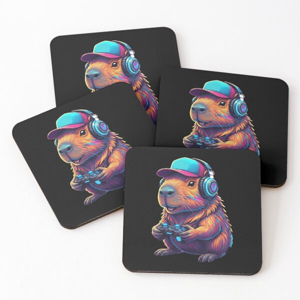 Item preview, Funny Capybara Gamer Gaming Video Games Capybara designed and sold by Boutkimaewab.