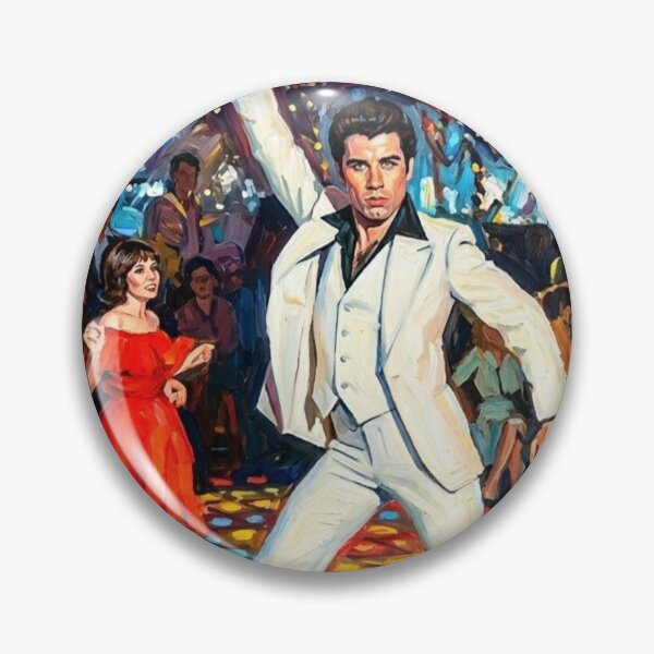 Item preview, Night Fever: John Travolta Disco King Impasto Tribute designed and sold by Art's Diner.