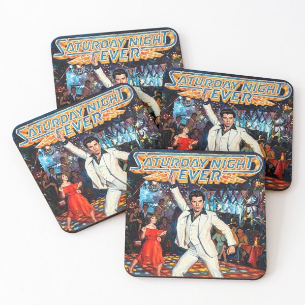 Item preview, Night Fever: John Travolta Disco King Impasto Tribute designed and sold by Art's Diner.