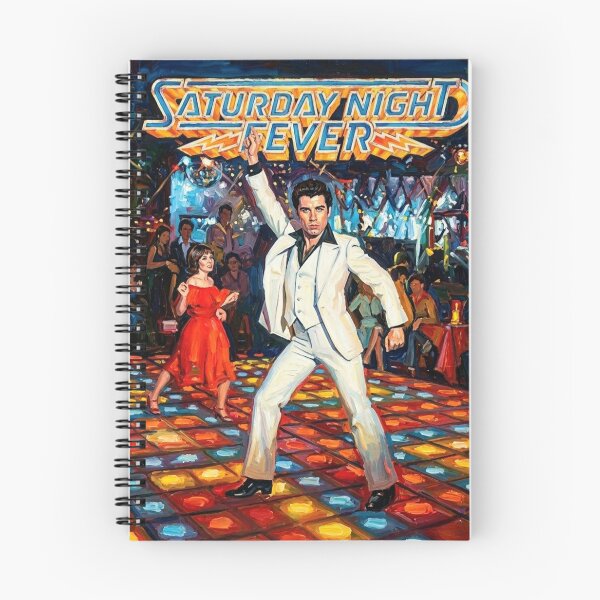 Item preview, Night Fever: John Travolta Disco King Impasto Tribute designed and sold by Art's Diner.