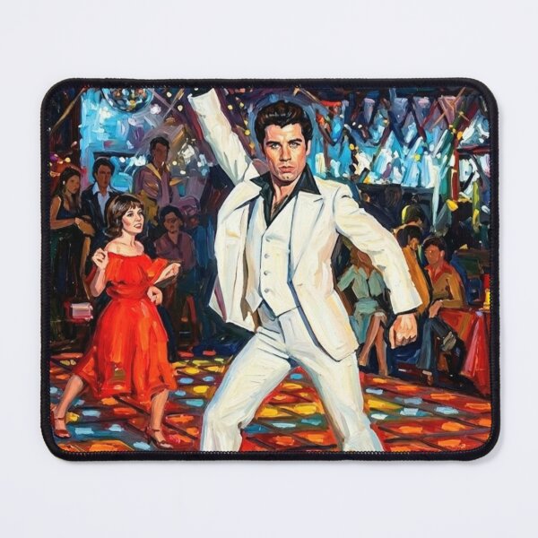 Item preview, Night Fever: John Travolta Disco King Impasto Tribute designed and sold by Art's Diner.