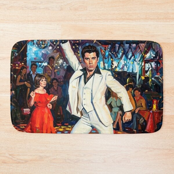 Item preview, Night Fever: John Travolta Disco King Impasto Tribute designed and sold by Art's Diner.