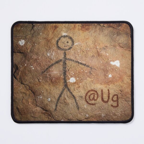 Item preview, @Ug Prehistoric Cave Drawings 'Ug' designed and sold by NickWhittleArt.
