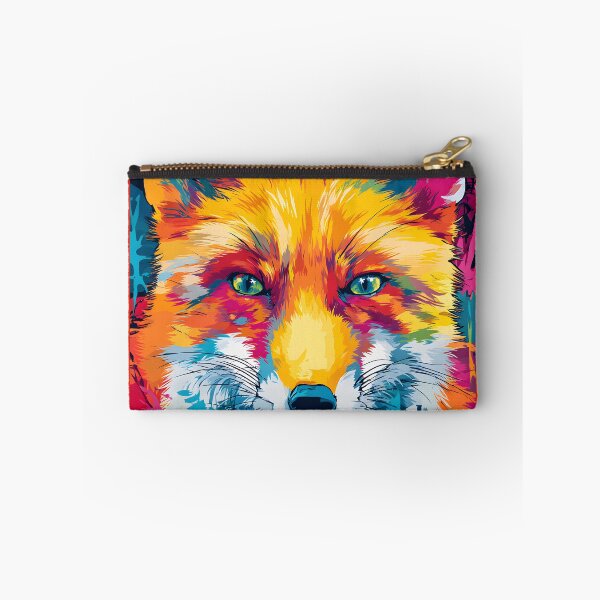 Item preview, Stop Animal Cruelty- Stand Against Cruelty with a Colorful Fox and Bold Ban Hunting Message designed and sold by OlfactoART Studio.