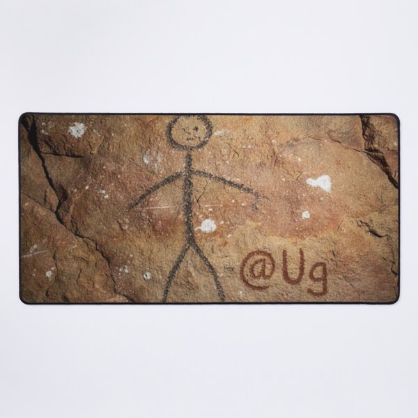Item preview, @Ug Prehistoric Cave Drawings 'Ug' designed and sold by NickWhittleArt.