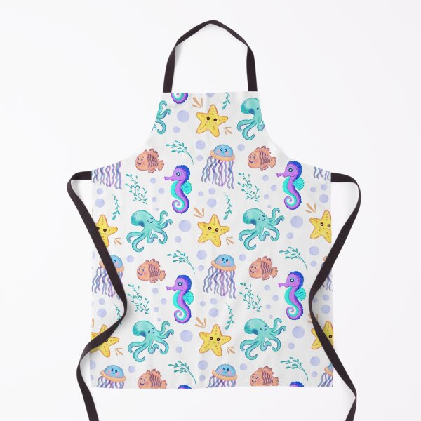 Item preview, Aqua Buddies Cute Pattern designed and sold by YaldiDesign.