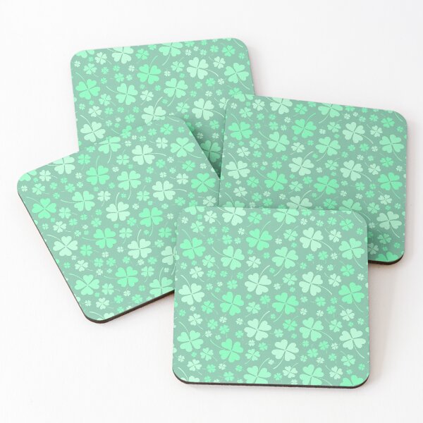 Item preview, Cute Cartoon Muted Shamrock Pattern designed and sold by BeJolley.