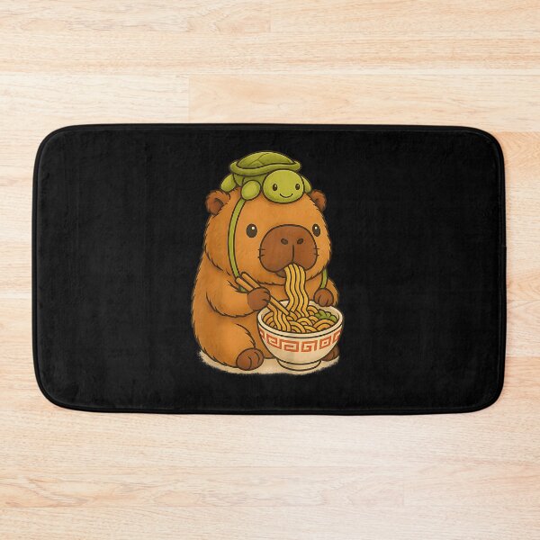 Item preview, Capybara Anime Ramen Turtle Funny Graphic Kawaii designed and sold by Boutkimaewab.