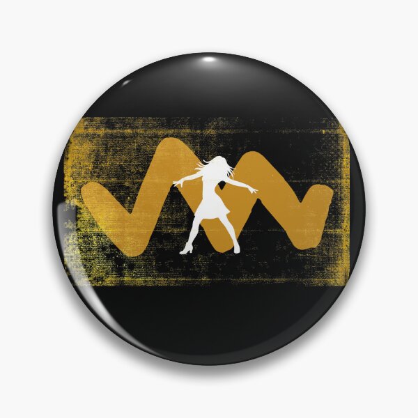 Item preview, Free Spirit Dance – Retro Energy Wave Girl Silhouette Design designed and sold by Aquarius-club.