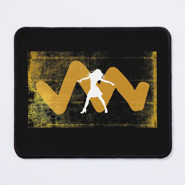 Item preview, Free Spirit Dance – Retro Energy Wave Girl Silhouette Design designed and sold by Aquarius-club.
