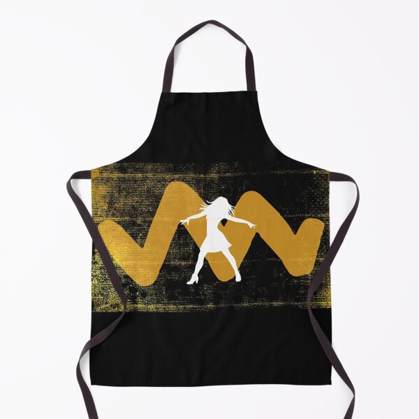 Item preview, Free Spirit Dance – Retro Energy Wave Girl Silhouette Design designed and sold by Aquarius-club.