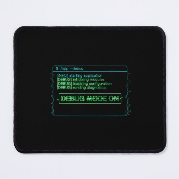 Item preview, Debug Mode On – Programmer Terminal Neon Design designed and sold by trend-forge.