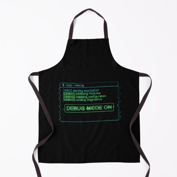Item preview, Debug Mode On – Programmer Terminal Neon Design designed and sold by trend-forge.