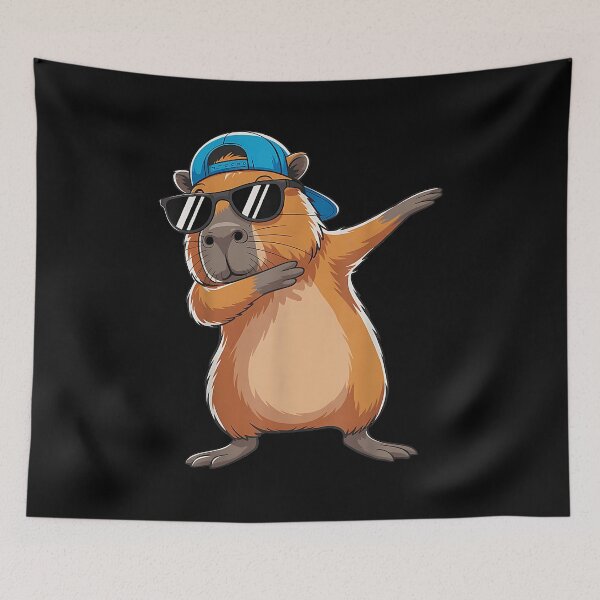 Item preview, Cute Dabbing Capybara Animal Boys Men Toddler Kids designed and sold by Boutkimaewab.