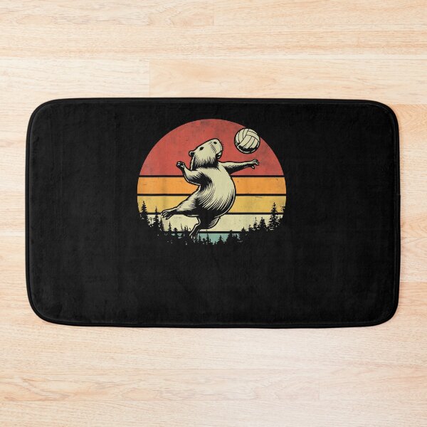 Item preview, Funny Capybara Sports Rodent Capybara Playing Volleyball designed and sold by Boutkimaewab.